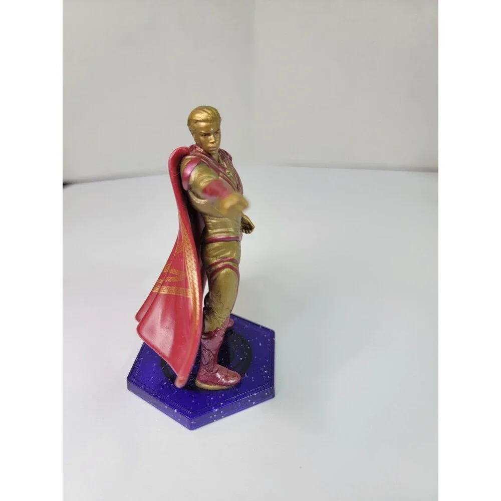 Marvel Guardians Gold Cape PVC Figure Purple Base Cake Topper Collectible